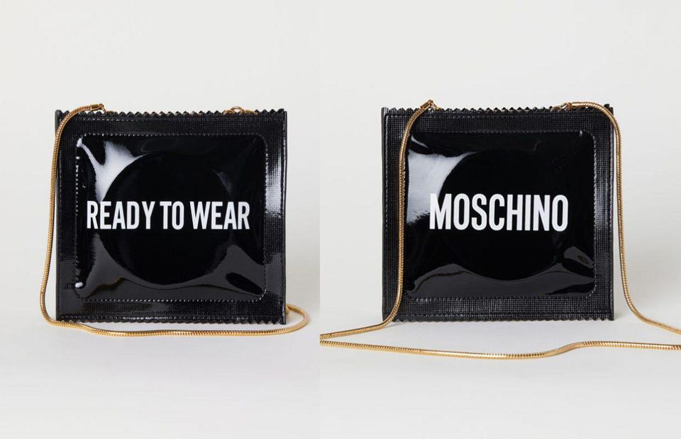 h&m moschino purse