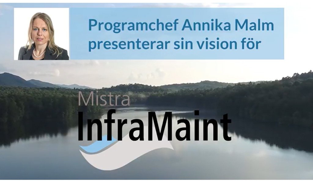 Så ska <a href="/inframaint/">Mistra InfraMaint</a> göra skillnad #infrastruktur #underhåll youtu.be/jRW6zjAhVkE