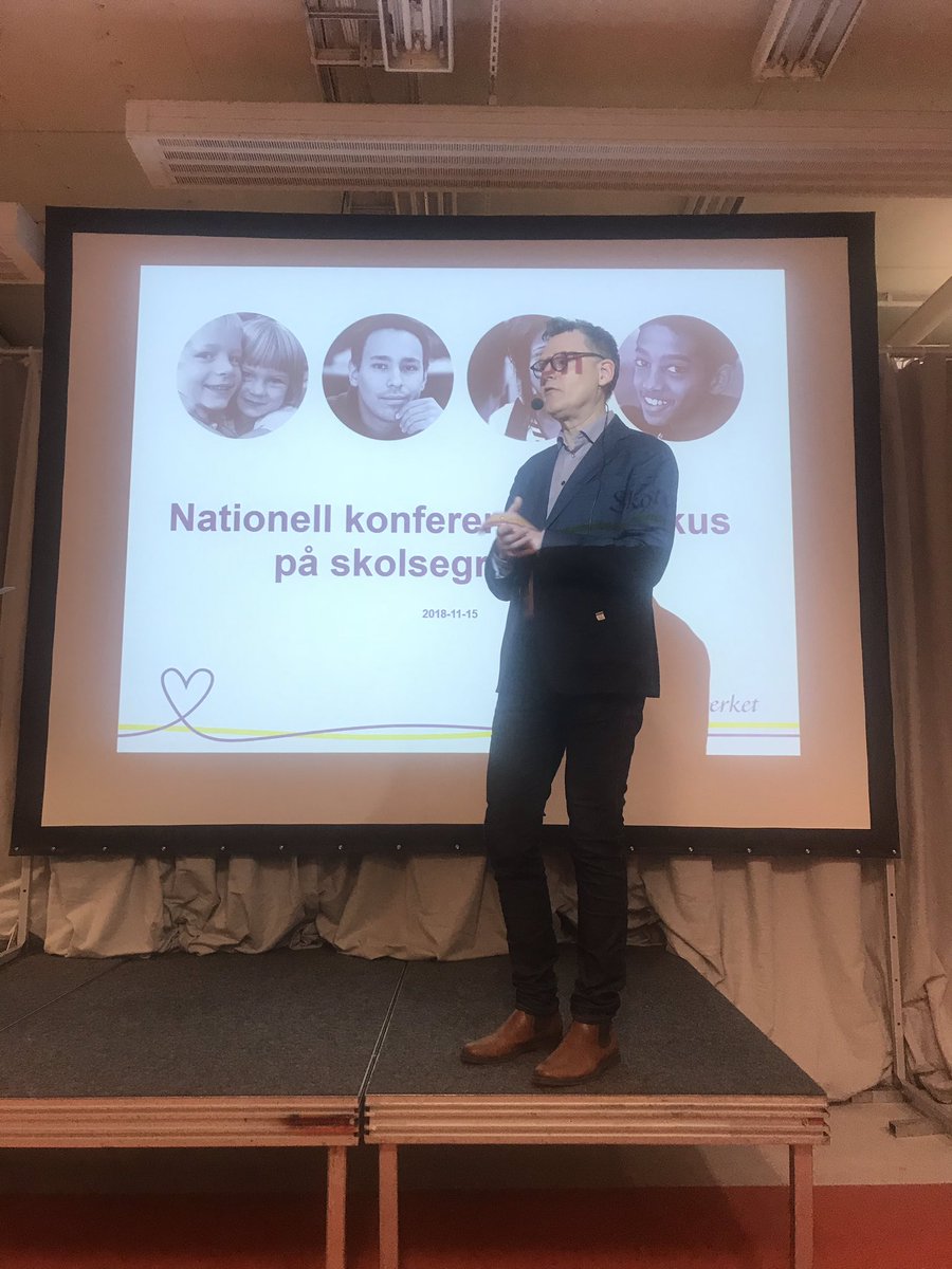Intressant dag väntar. Dags för nationell konferens med fokus på skolsegregation. #skolverket #barnenärvårframtid