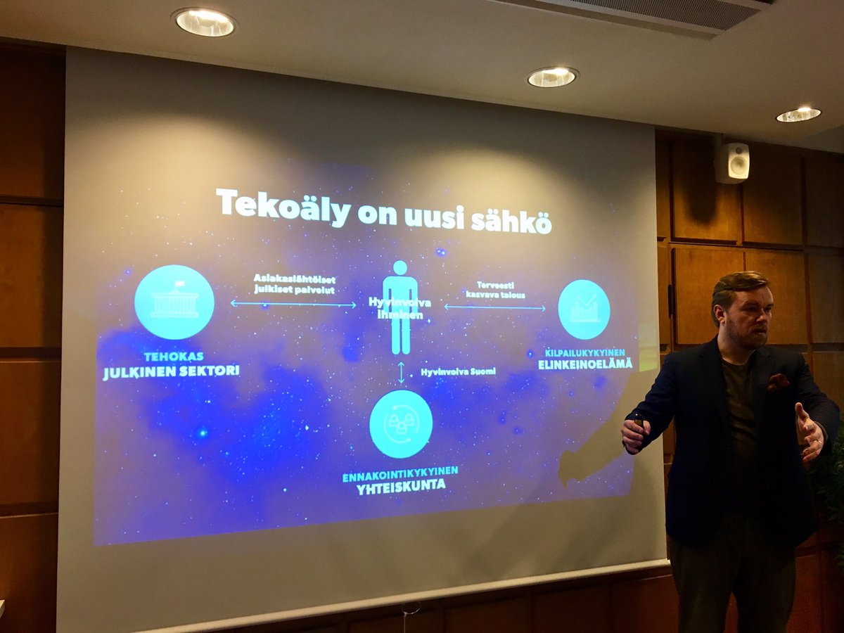 AntolaTuula's tweet photo. #Tekoäly on apuälyä, se auttaa päätöksenteossa - parasta arvoa tuottaa ihminen ja kone yhdessä @AnttiMerilehto #AI #brandcompass #boardman #makewithespoo #espooinnovation https://t.co/XhaluSlvNw