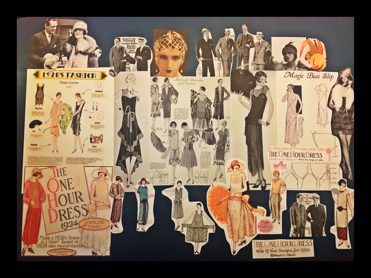 KeswickCareHome's tweet photo. #ladiesdesigningflapperinspiredaccesories. In preparation for our #winter1920themedball.
To drum up interest I’ve been making a #giantmoodboard with #1920fashion to #reminisceover. #customersdesignedwallart1920 https://t.co/O8RV46an1t