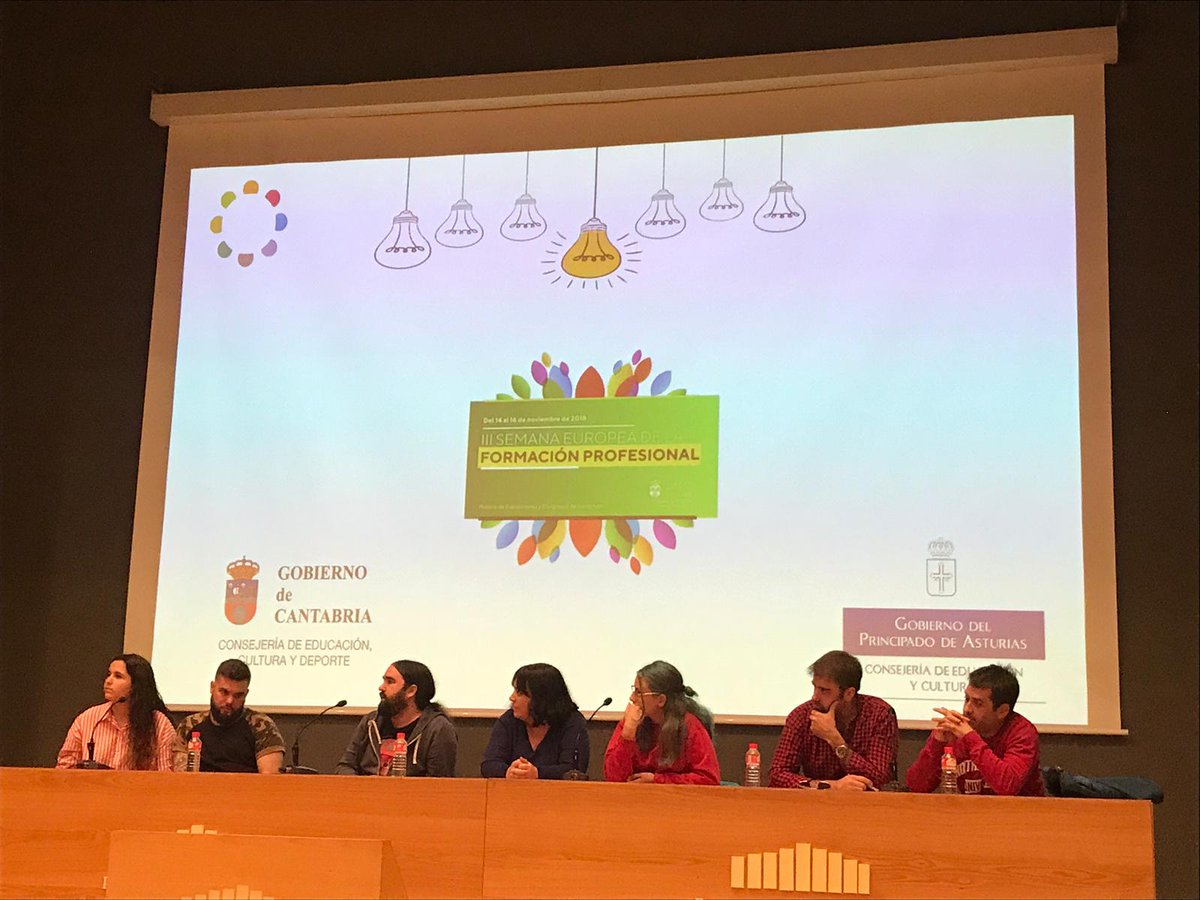PepeCabelloFP's tweet photo. Gracias a tod@s por participar en la Jornada de #RetosFP #fpcantabria me quedo con una frase repetida por el alumnado que ha participado como ponente, "el aprendizaje activo, los Retos, son el futuro". Hagámoslo nuestro presente. @CEPSantander @fpcantabria https://t.co/7J7d8As5WI