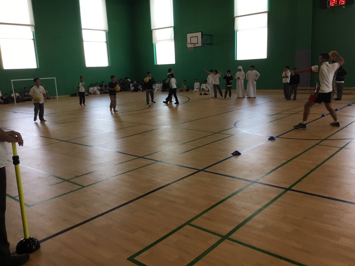 nsbsecondaryen1's tweet photo. Dodgeball 7A vs staff! Staff won! #staffvsstudents https://t.co/Hqa56yL3L9