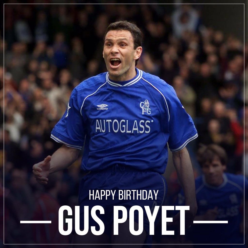 Wishing a very Happy Birthday to our former midfield star Gustavo \GUS\ Poyet who turns 51 today! 