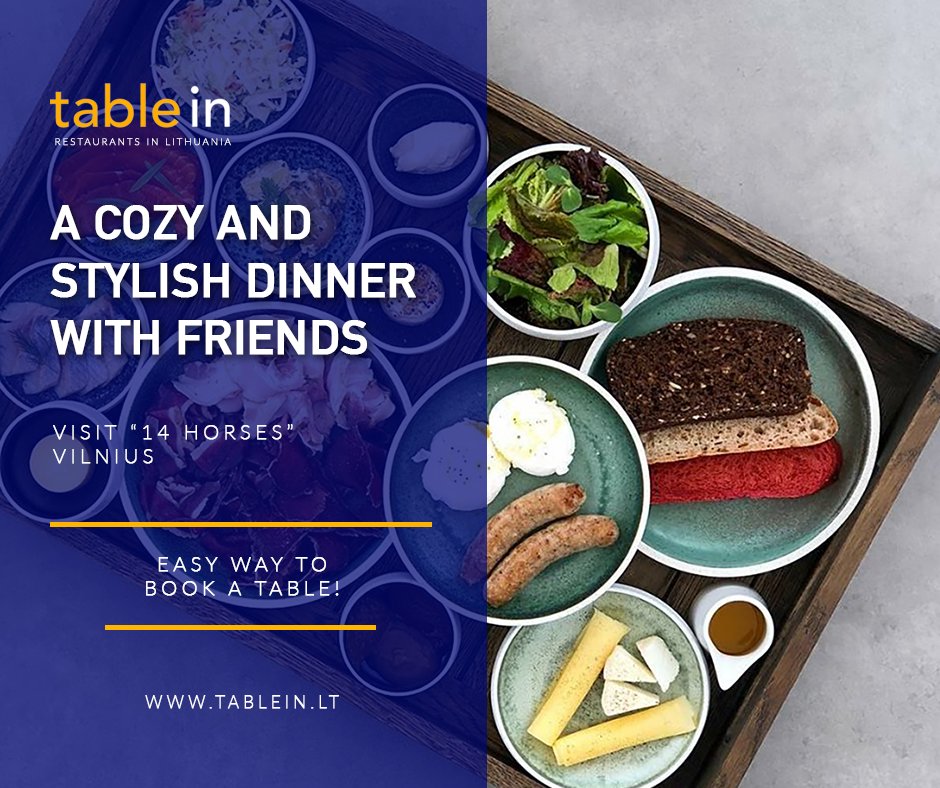 Tablein_lt's tweet photo. 14 HORSES brasserie serves breakfast, lunch and dinner for locals and visiting guests 🌎🌱 #vilnius #Reservation #restoration #table #Online #brasserie #GoodFood https://t.co/QCcDKYi27Z
