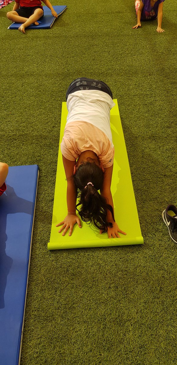 MsSummer4's tweet photo. Grade 4 students loved relaxing with yoga today ! #OICSnewsletter https://t.co/c8b69gIGiY