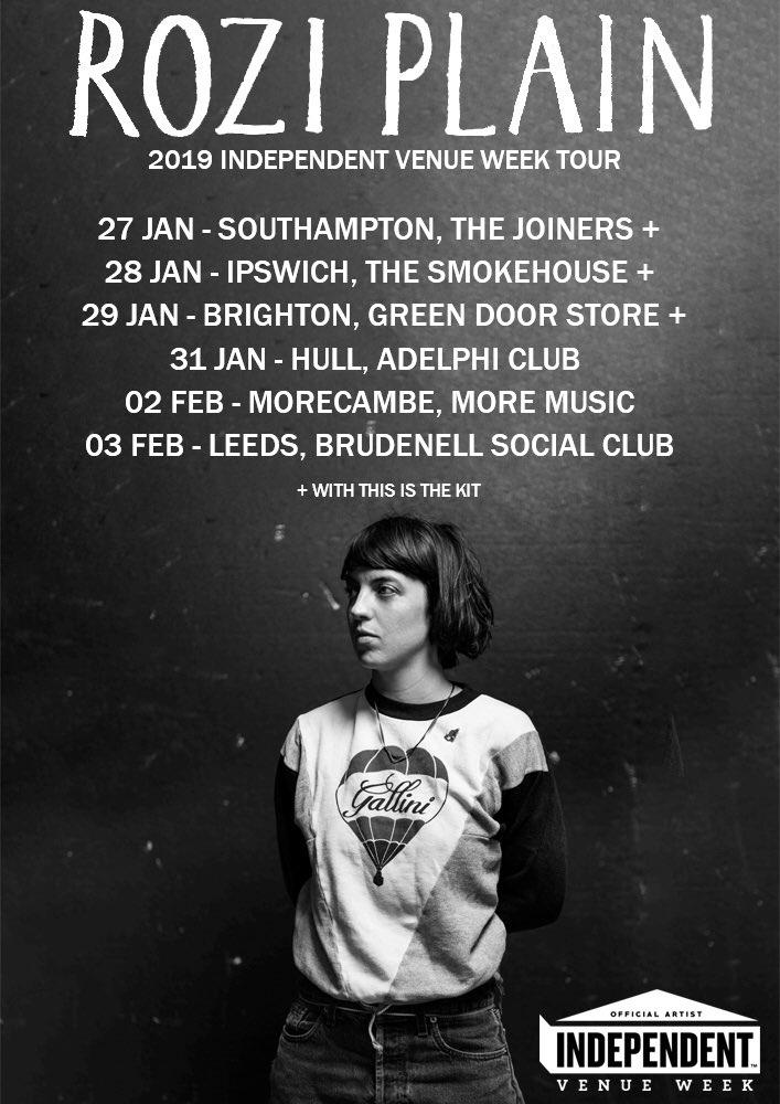 Hello! The new Rozi Plain album will come out with new mates <a href="/memphisind/">Memphis Industries</a> in Spring 2019 (more news soon) &amp; to creep back up on playing some shows pleased to be doing these ones for #idv19 some of them with your friend and mine <a href="/thisisthekit/">This Is The Kit</a> . See you somewhere! 
🤪x🤪x🤪