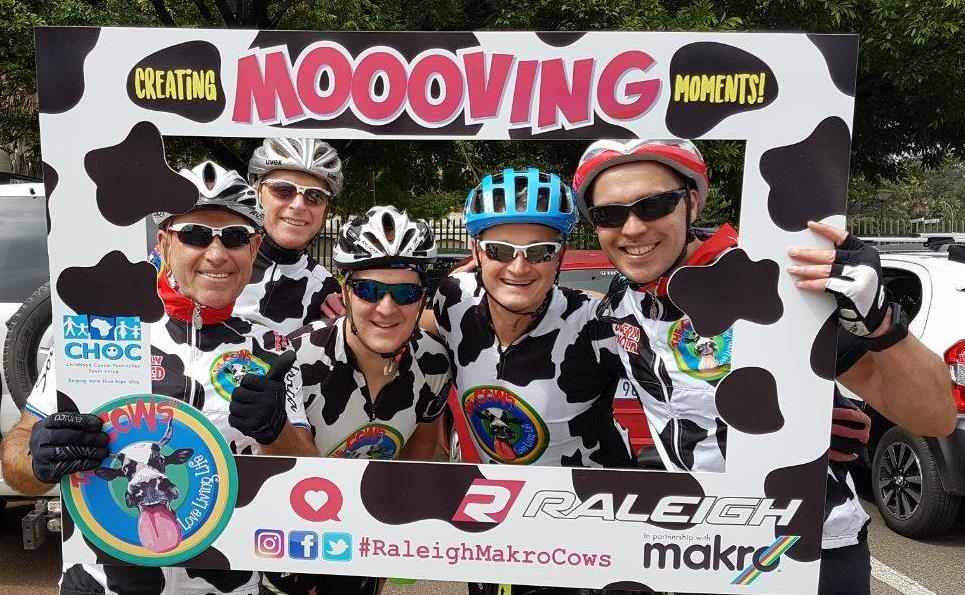 RaleighBikes_SA's tweet photo. Wishing the Choc Cows all the best in Sunday's @947Cycle Challenge in support of @CHOCfoundation
#ThrowbackThursday #CC2017 https://t.co/RRYY6FWqTO