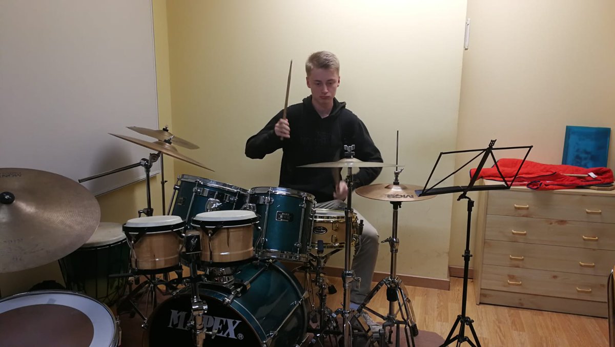 InsoapProject's tweet photo. The third day was full of fun activities! We played some traditional games and also went to the music school where some students performed for us and even a danish student (Sebastian) showed his drums skills. https://t.co/DRi1sMcJ9x