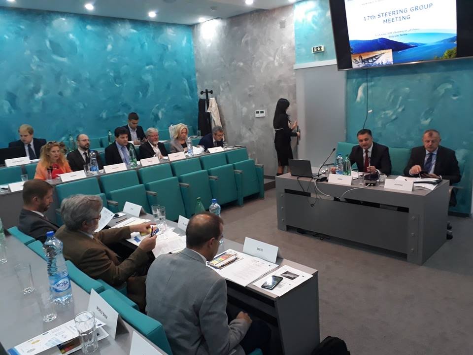Chestnut_EU's tweet photo. #ProjectChestnut &amp; other Thematic Pole 6 projects presented their results and the most important deliverables that can be capitalized at the 17th EUSDR Steering Group meeting in Belgrade 👨‍💼💙 https://t.co/DoBMzFlYPo https://t.co/9bB0aZWwXK
