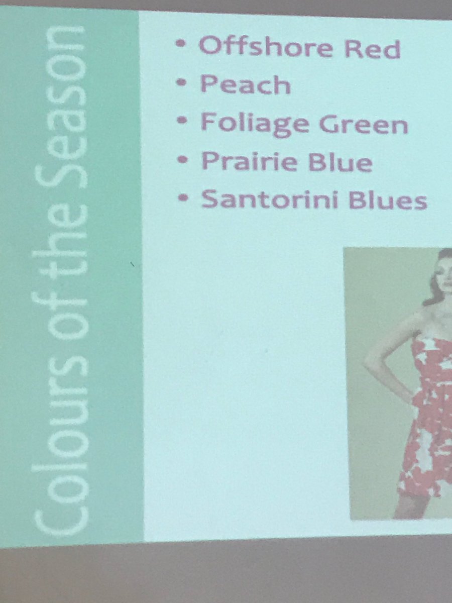 SarkaSvoboda's tweet photo. We've just been challenged by #ChantelleRodinis to wear colour this summer. Here's this season's colours to try: #XWDV https://t.co/E1SqczaEHQ