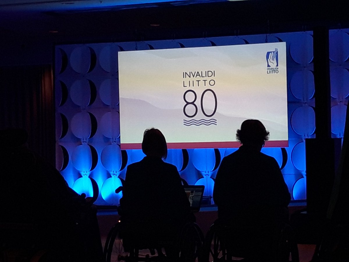 Lämpimät 80 v onnittelut Invalidiliitolle - tärkeää työtä yhdenvertaisuuden edistämiseksi! #invalidiliitto80