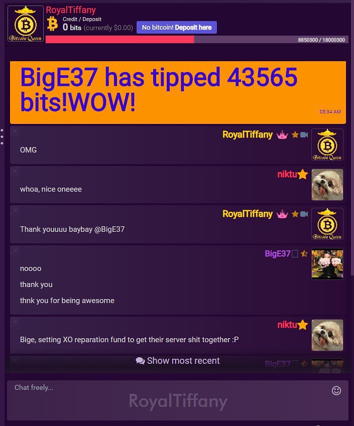 When the offline tip makes your night!!!! Beat that!!! Thank you <a href="/bige62gridiron/">6tEx2</a> ❤❤❤ #kingofthecastle👑 <a href="/XotikaTV/">XotikaTV</a> #bitcoin #crypto #blockchain #bch #xotikatv #offlinetip #CamGirl #happycamgirl #freechat 
<a href="/RoyalTiffanyFP/">Official RoyalTiffany FanPage</a>