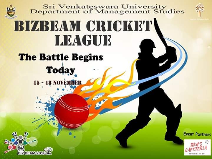 bizbeam2k18's tweet photo. Hurrahh!!!
Finally the day has come😍😃🏏
Team Bizbeam2k18
#bizbeam2k18 #svu #dms #mba #pgdm
#managementbuddies
#futureentrepreneurs #business_events https://t.co/yMANz7CAhZ