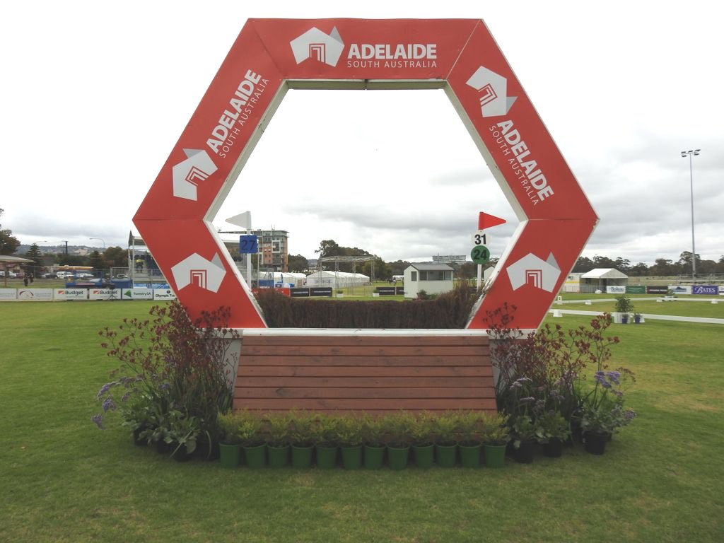 CrossCountryapp's tweet photo. There's a brand new water jump at Adelaide 4* Walk the course with designer Mike Etherington Smith. https://t.co/JGRlB4gP24 @aus3de @EquestrianAus #virtualcoursewalk https://t.co/GVtIFkDZ6C