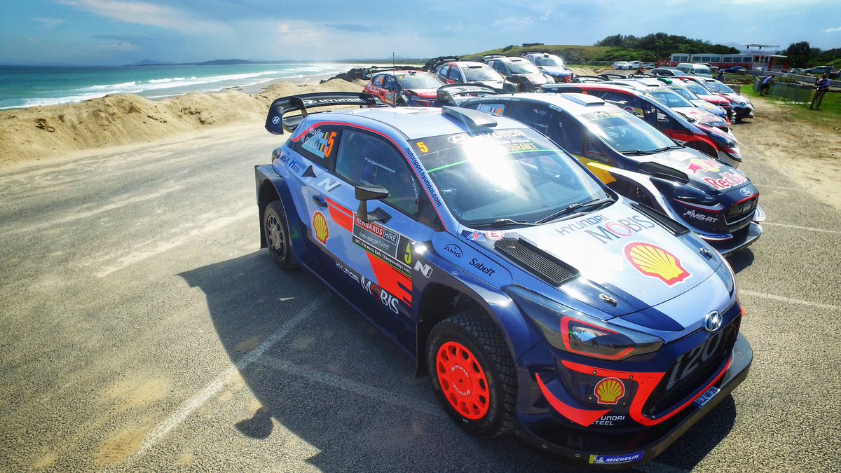 thierryneuville's tweet photo. Here they are! 😍 
#WRCBeauties #WithView #RallyAustralia https://t.co/DE5d0yyPKq