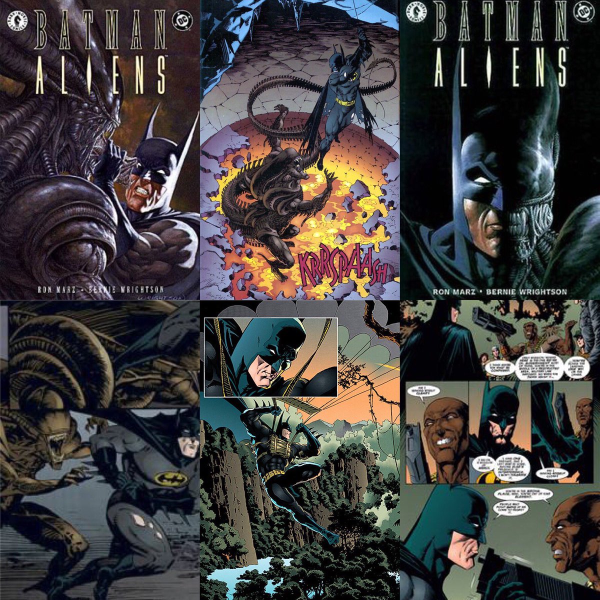 Val Cisco on X: Comic Book of the Week: BatmanAliens-BatmanAliens is a  crossover between the Batman and Aliens comic book franchises. It was  published in 1997. #batmanvsaliens t.coNrXBRYQjWP  X