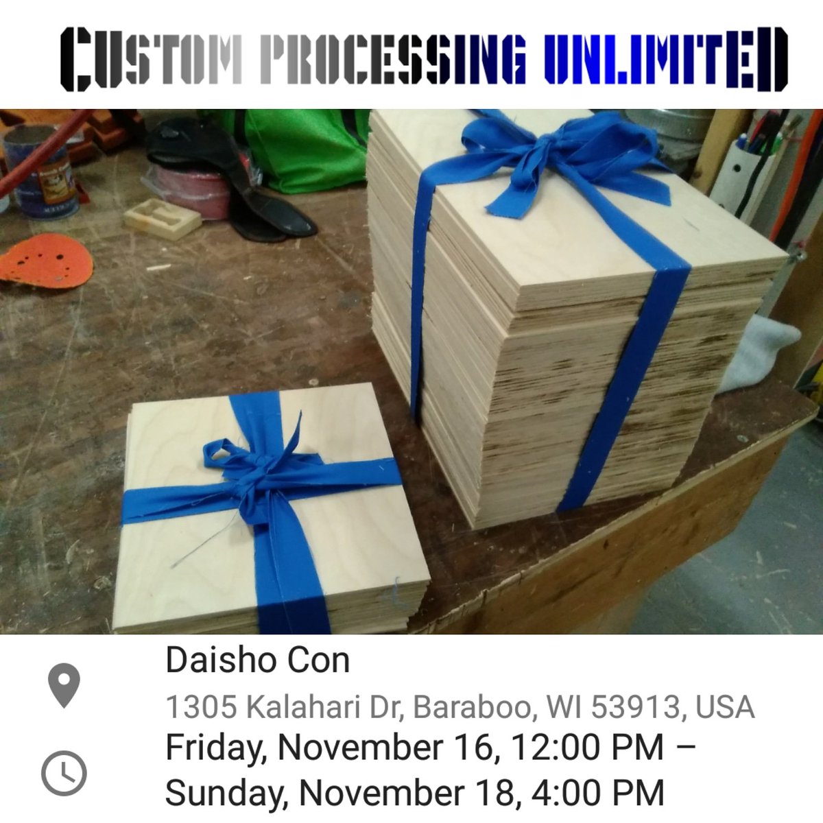 CPUnltd's tweet image. Fresh stack of materials to turn into cool stuff made with lasers! So close to #daishocon2018 yet so far! So many things to make!!! #CPUnltd #CoolStuffMadeWithLasers #blankwood #engraving #daishocon