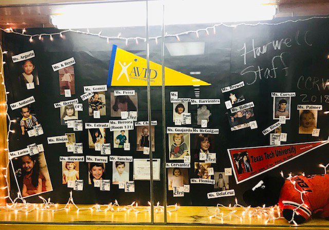 Tiny Scholars-Staff members share their baby/school pics for CCRW. Today was the reveal!  How many did you get correct?  <a href="/LubbockISD/">Lubbock ISD</a> <a href="/AVID_LISD/">Lubbock ISD AVID</a> <a href="/AVID4College/">AVID</a>  #weareavid #wegotgrit #firstgens #modelbyexample #everypersoneverystory