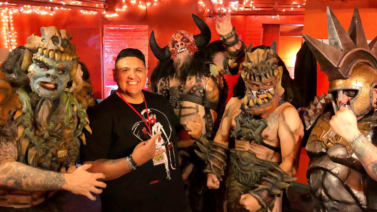 gwar's tweet photo. GWAR VIP tickets for Indianapolis and Philly are sold out. There are still a few available for Cincinnati, Washington, and Norfolk. Get yours now so your wife/husband or mom won't have to email us when it's too late. Get yours at https://t.co/xAMGalkh40 now! #GWAR #GWARVIP https://t.co/mRXSUmZv3t