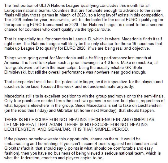 Macedonian Football on Twitter "Macedonia needs 4 points from their