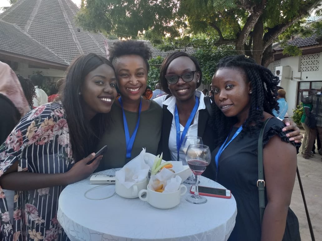NyarSouth's tweet photo. #PRSummit2018 w/ peers and ex school mates @Chloe_Adem @KuiKabala https://t.co/Jp0WZN9lgd