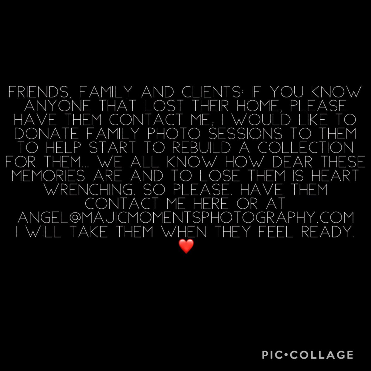 AngelFleig82's tweet photo. Help spread the word! Thank you! #woosleyfire #HillFire https://t.co/Tmyyd1tsNM
