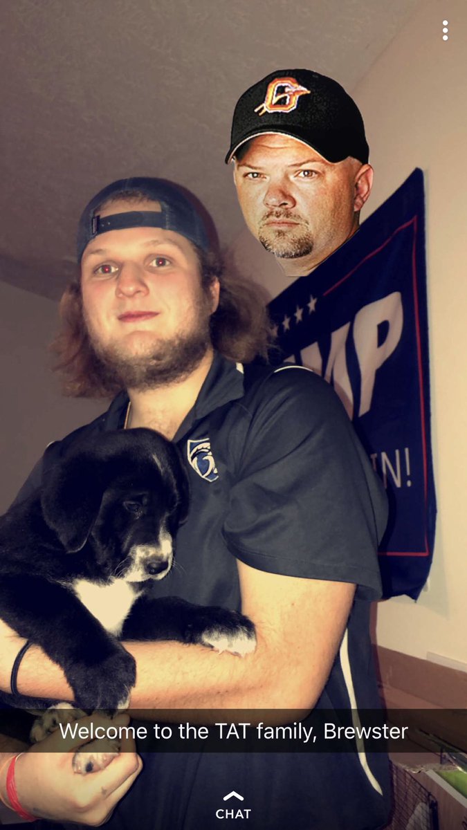 chrish_davis's tweet photo. Welcome to the family and I had to name him after the legendary ball coach @KCHSCoachBrew https://t.co/t1fZta3vJD