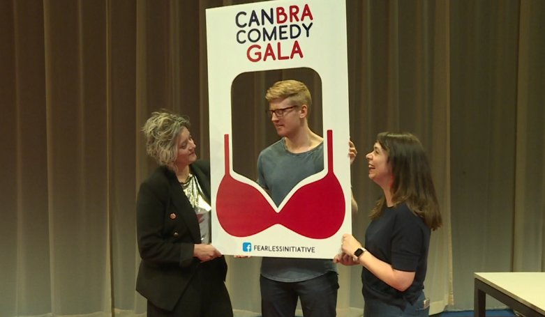 elle_conway's tweet photo. The @fearlessgala has raised more than $100,000 for victims of domestic violence, and now, they're turning their talents to another cause. The #CanBRA Comedy Gala is the first of its kind in the ACT, and its 
working to help survivors of gender-based violence @9NewsCanberra https://t.co/K0Z255jVWX