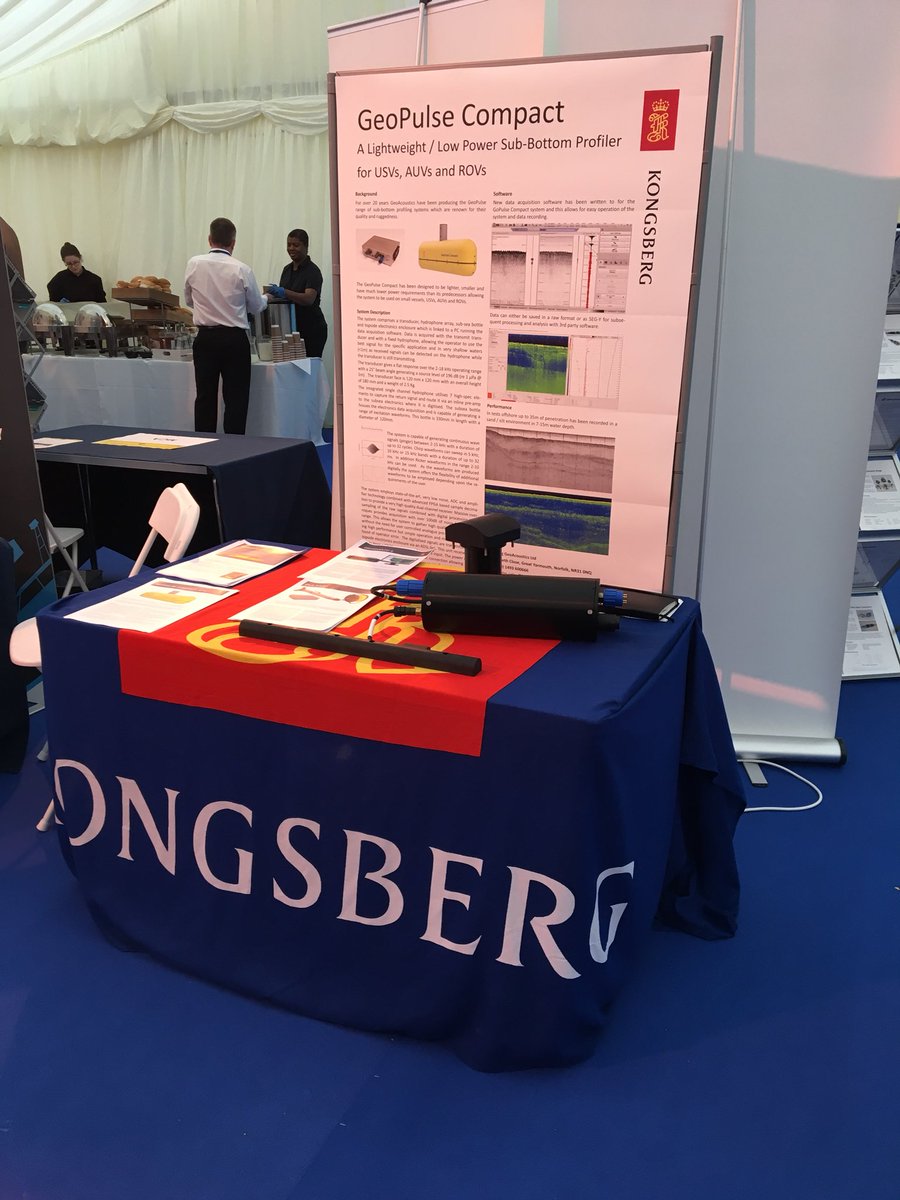 We are exhibiting the new GeoPulse Compact sub bottom profiler at the MATS event at the NOC in Southampton