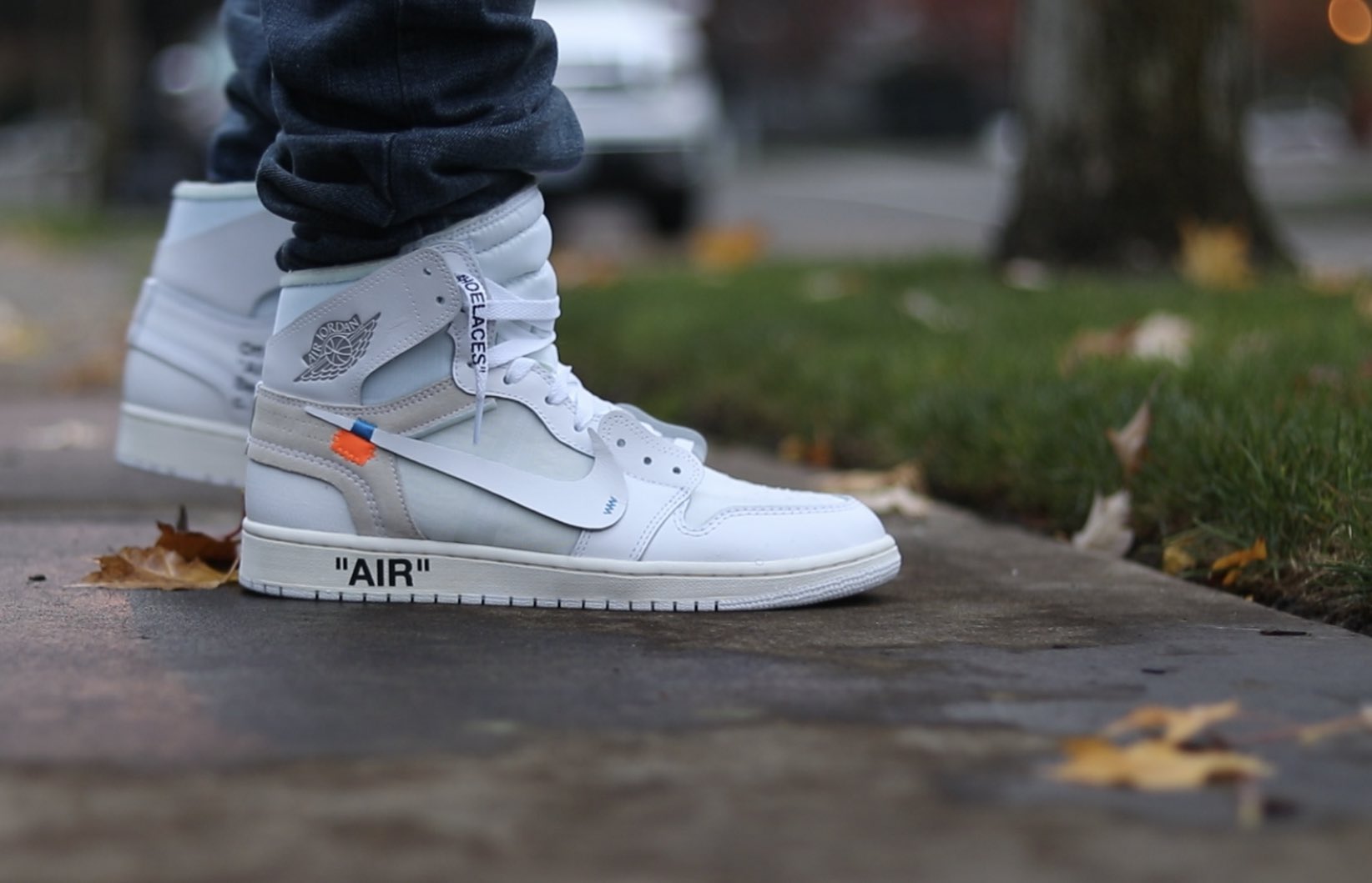Heskicks on X This is crazy. my off white Air Jordan 1 NRG grey wings sample is the sample from the original leaked image from Abloh himself rocking them https t 5nXix3EKiF X