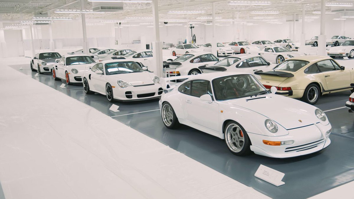 The Super-Secret White Porsche Collection youtu.be/AMErTBsvTOw via <a href="/YouTube/">YouTube</a> #Porsche #design #simplicity