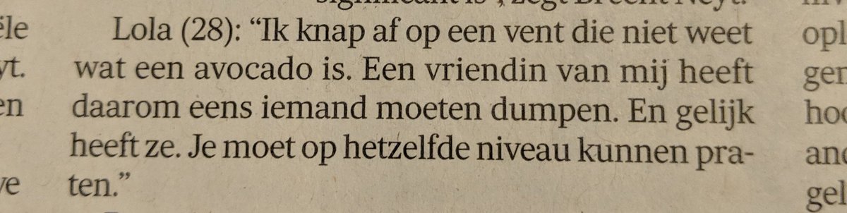 Ik: 'Die clichés over millennials moet je met een korrel zout nemen, er is niemand die écht zo is hoor, haha'

Lola (28):