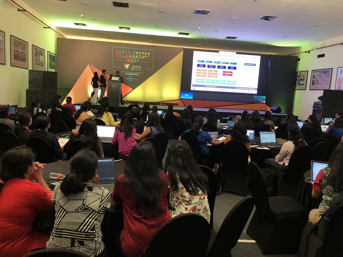 KajalArunkumar's tweet photo. Experiencing and soaking in the ocean of women in tech at GraceHopper india 2018. Some awesome sessions by the best tech minds in India #womenpower #IntuitGiant #PowerProsperity #PoweringProsperity #IntuitEngineering #intuitlife https://t.co/ixKeJb41nX