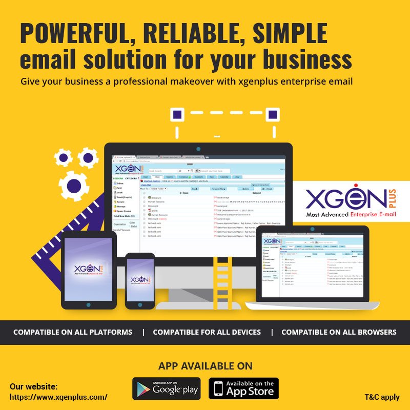 xgenplus's tweet photo. Give your business a professional makeover.
Try XgenPlus Email Solution @ https://t.co/wtxLJS7x5t
#EnterpriseEmail #Business #EmailForBusiness https://t.co/YFLFvBB5yv