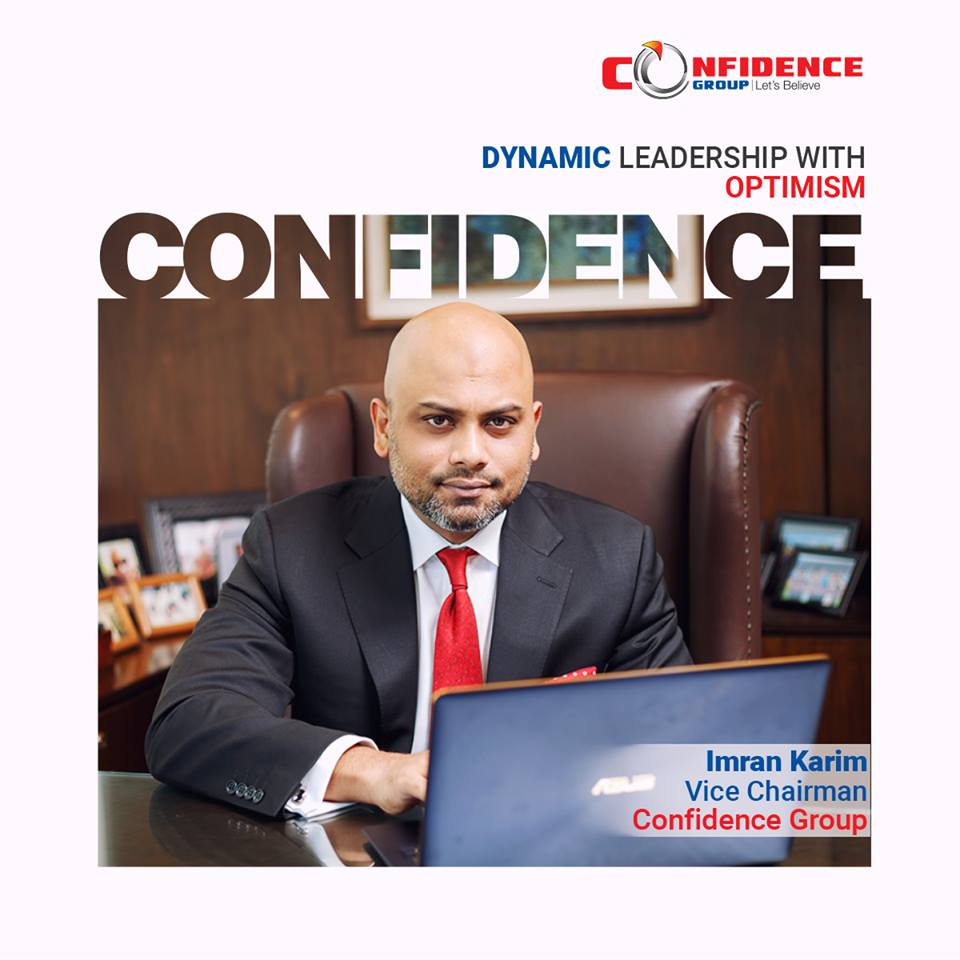 ConfidenceGrp's tweet photo. Imran Karim, the Vice Chairman of Confidence Group, believes that dynamism and optimism is conjoined, without one the other is not tenable. Confidence Group is proud of this young energetic professional and all his purposeful enterprises.
#ConfidenceGroup #OptimisticLeader https://t.co/rgCDcwUE4G