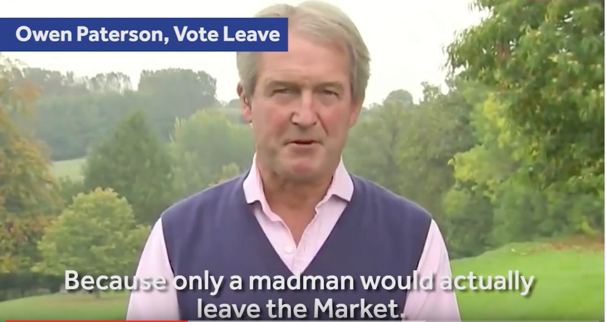markpalexander's tweet photo. @Jacob_Rees_Mogg Again and again you promised we'd stay in the Single Market. #LeaveFail #PeoplesVote #BrexitBuster https://t.co/s59KWV4Gku