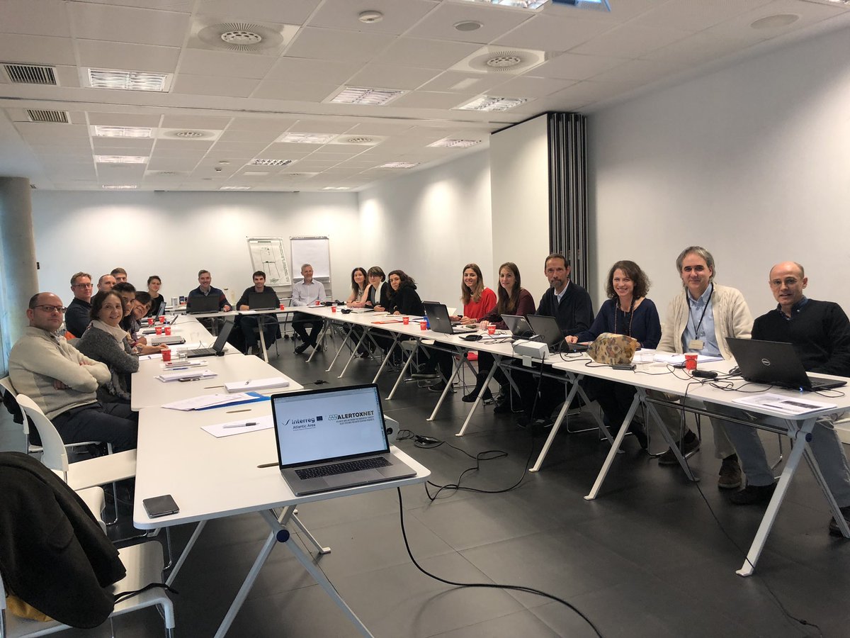 AZTI hosted in Bilbao a follow up meeting of the #Atlantic Area #interreg project #alertoxnet