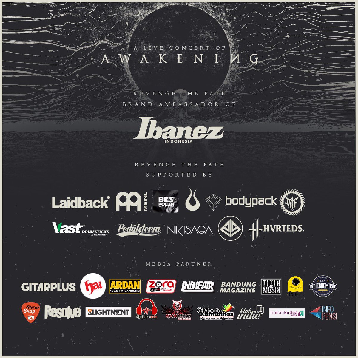 <a href="/backsight/">John</a>.inc x @deathcoreparadise presenta

Road To Revenge The Fate Live Concert of Awakening 
Friday, Nov 23rd 

Pascorner Cafe &amp; Gallery
Jl Karasak Bar no 4,

@slapitoutmusic 
@badsundaywithhera 
<a href="/octopusofficial/">octopus</a> 
<a href="/screaminbubble/">SCREAM IN BUBBLE</a> 
@silentfromwithinofficial