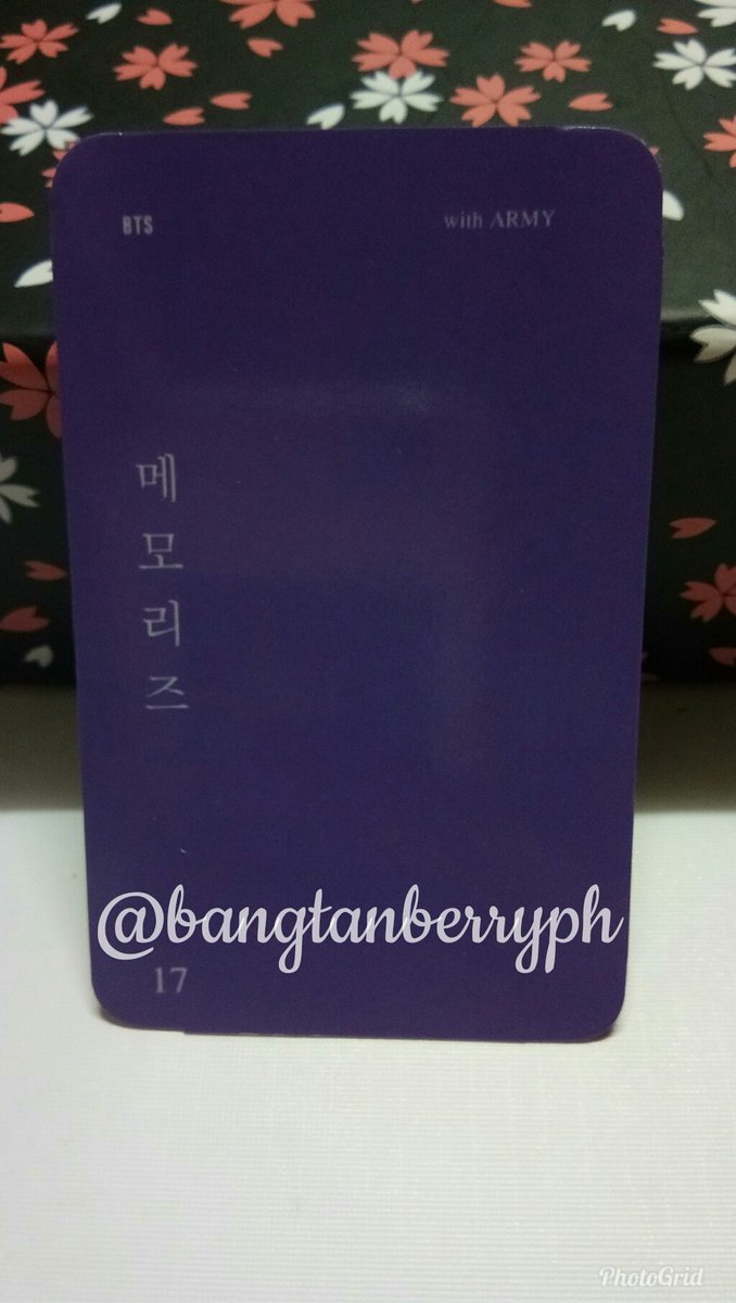 bangtanberryph's tweet photo. BTS Memories of 2017 Photocards Replica ~
P190 per version ⭐
DM us for orders.
Pre-order basis ♥ ~
#bts #btsphotocards #btsreplicards #replicards #BTSARMY #bangtanberryphpreorder https://t.co/BYxsDrZd4F