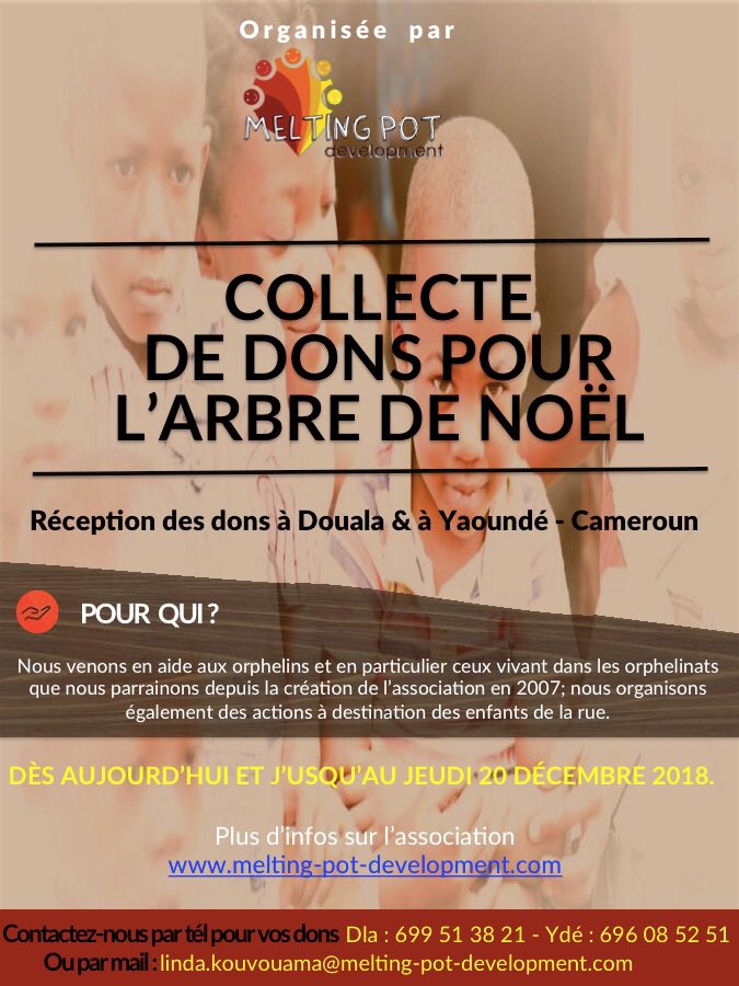 MeltingpotDe's tweet photo. 10 ans que nous répondons présents au rendez-vous de la fête de Noël,

10 ans que vous aidez à égayer le Noël de nombreux orphelins,

Pourquoi s’arrêter en si beau chemin? 

Pour cette 11ième année consécutive, aidez-nous à faire toujours plus pour les enfants. https://t.co/A0KfAf5A0u