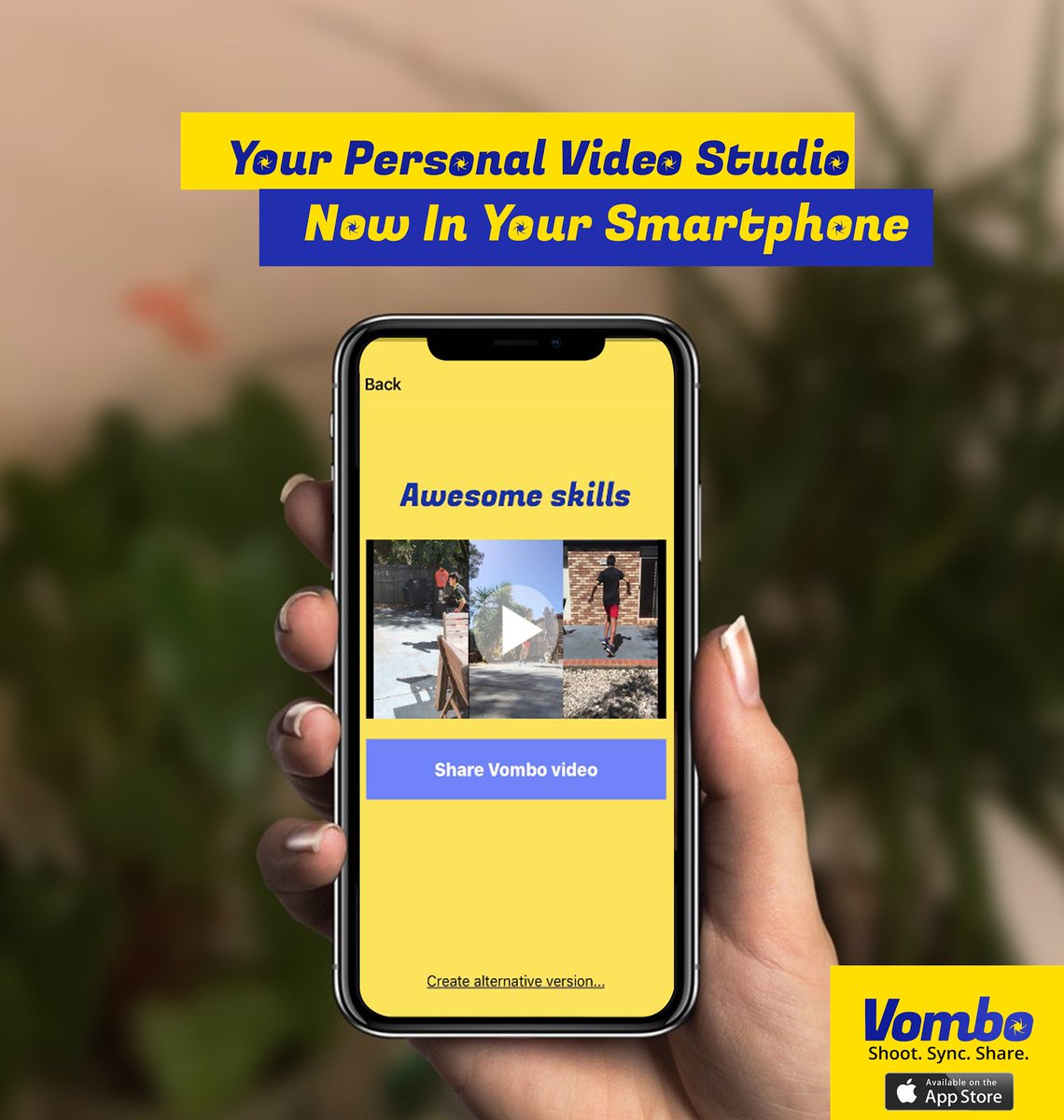 VomboApp's tweet image. Capture, combine, trim, and perform a host of professional video production tasks with an all-powerful yet simple to use video editing app - Vombo!
The power to produce pro-grade videos now in your smartphone!

#LetsVombo #VideoEditingTools #Videographer #TravelPhotographer