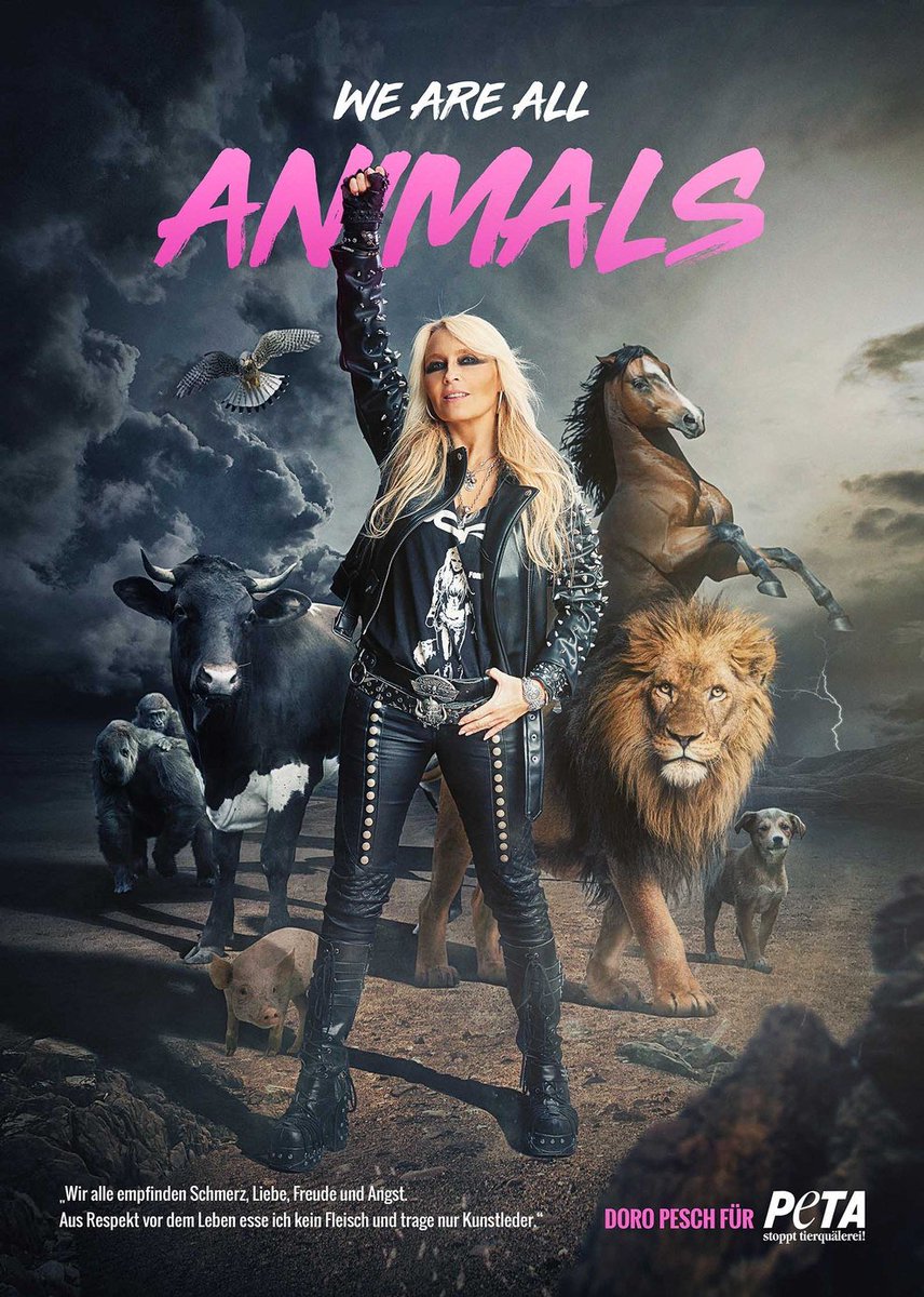 Peterheems's tweet photo. The Best people with a heart love Animals . Doro Pesch for Peta 🌹😍😘

https://t.co/dyUR0aQ2Gl  @DoroOfficial https://t.co/Z6pkuDcO0m