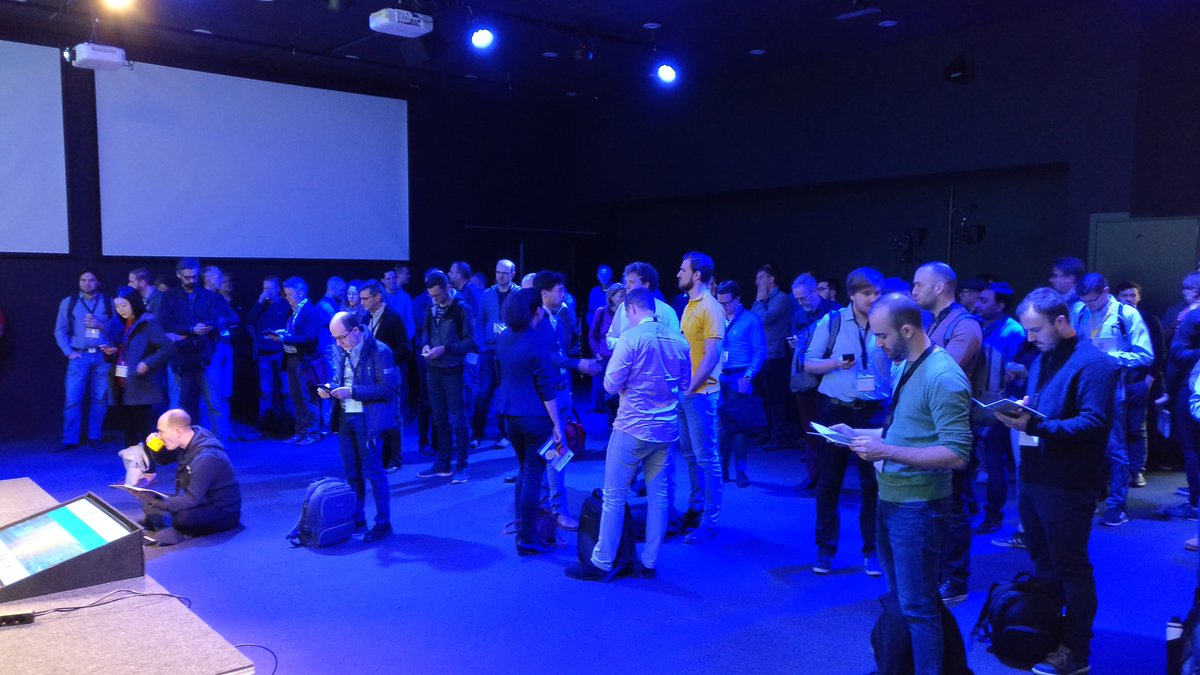 Waiting for the day opening at #fhirdevdays by <a href="/ewoutkramer/">Ewout Kramer</a>