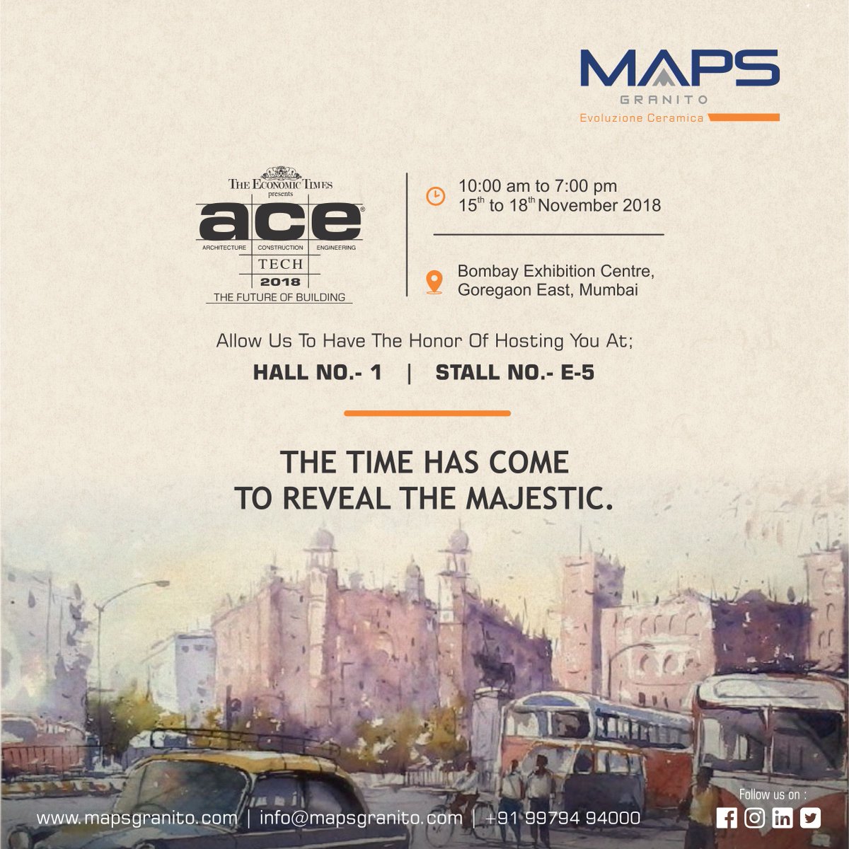 MapsGranito's tweet photo. The Time Has Come
To Revel The Majestic.
#mapsgranito #aceTech2018 #acewithamitabh #mapstiles #architect #architecture #design #interior #interiordesign #art #designer #archilovers #architecturelovers #arquitectura #archdaily #decor #architecturephotography #home #house #luxury https://t.co/FTBUmwUuRL