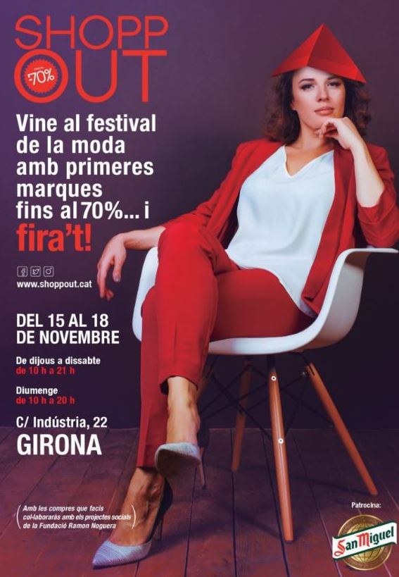 turisme_gi's tweet photo. Avui comença la nova edició del @ShoppOutGirona🛍️! Situat al Polígon industrial Mas Xirgu de #Girona, en aquest street market hi trobareu més de 30 primeres marques de moda amb descomptes de fins el 70% ! ➡️https://t.co/rW8zFUTUQD
📌Del 15 al 18 de novembre
#shoppout https://t.co/48ISKe61aJ