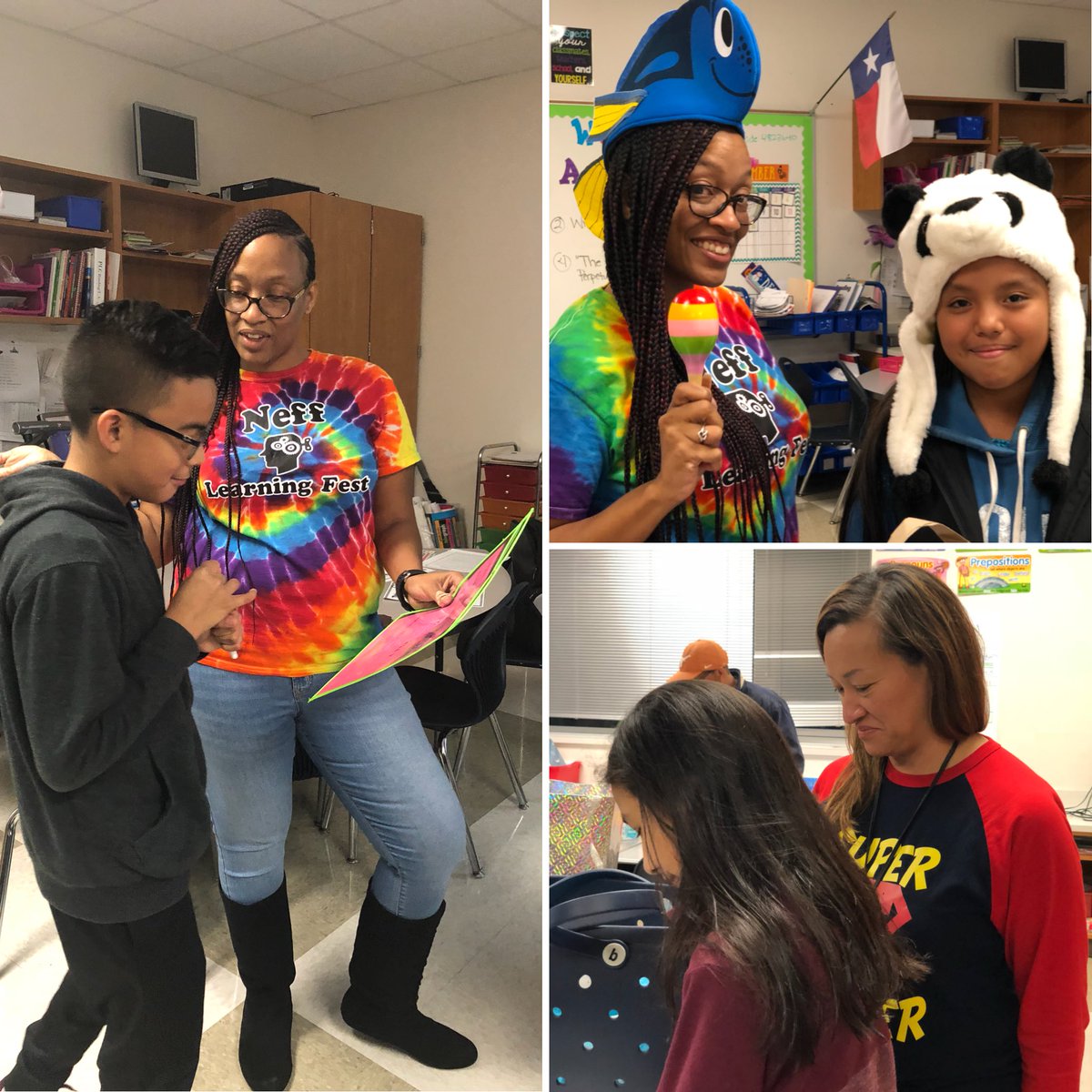 DrochellePalmer's tweet photo. Educators don’t often get to see their peers in action. Literacy Night was a great reminder I work alongside amazing educators who love their students! #NeffIsThankful #NeffElementary https://t.co/AewlpAcNnx