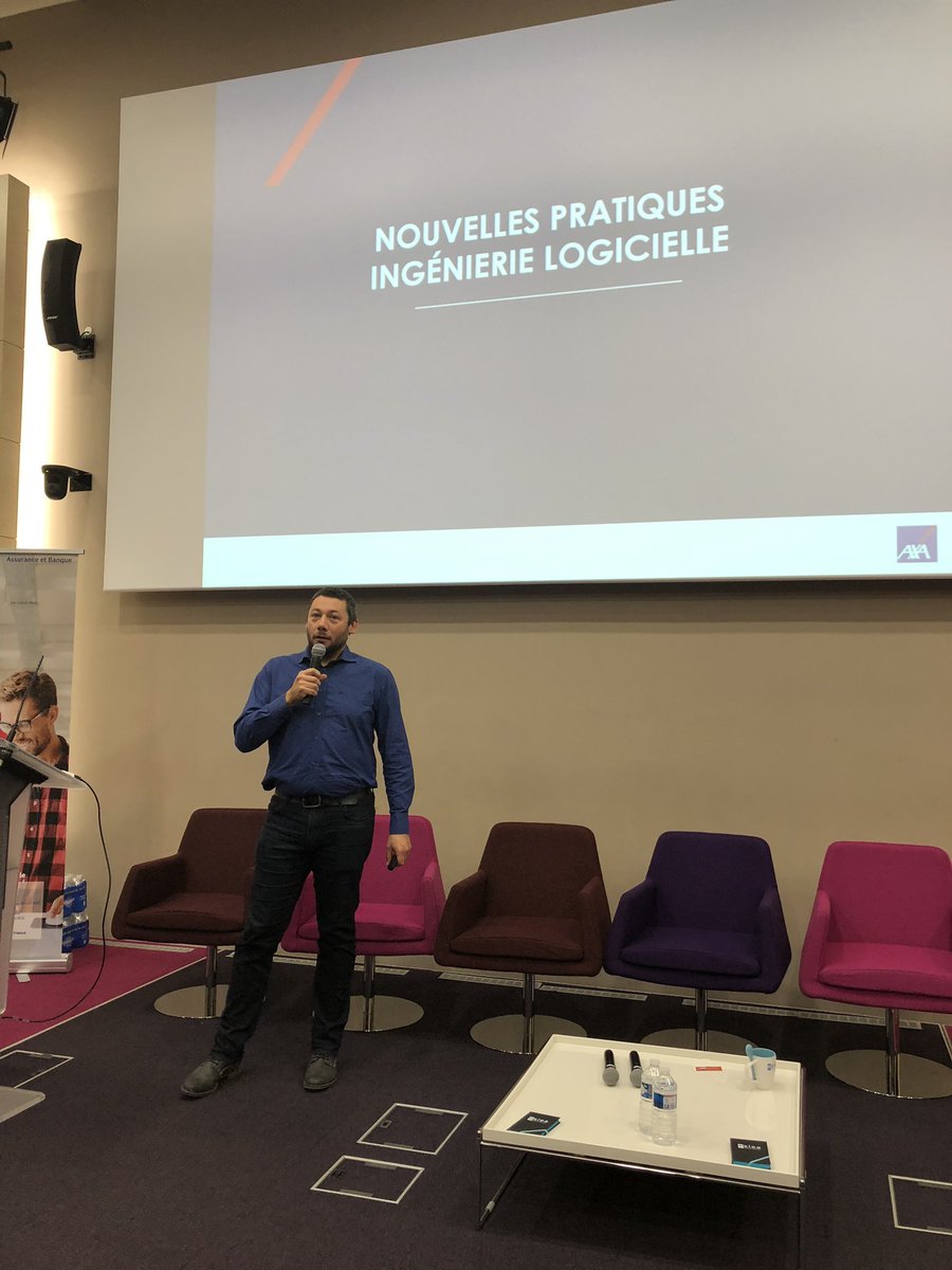 esiea_school's tweet photo. On se retrouve cet après-midi à la #DDCbyESIEA avec Emmanuel LEHMANN, ingénieur Software Craftsmanship pour @AXAFrance sur les nouvelles pratiques de développement. #keyprocess https://t.co/qC2X3R1MQw