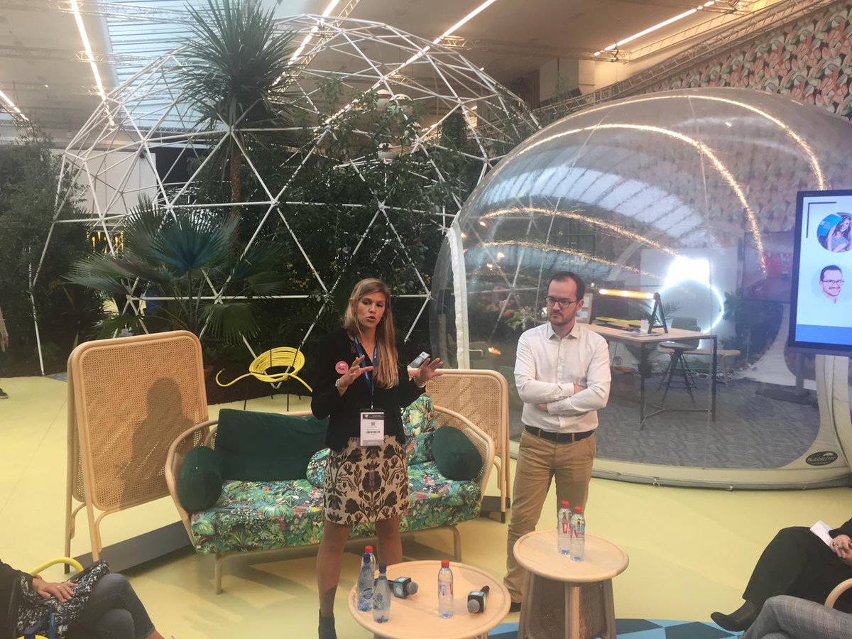 Availpro's tweet photo. #Direct @Equiphotelparis >>> « Adopter une stratégie tarifaire est une étape clé pour améliorer sa performance » - Matthieu Desmaizières et Gwénaëlle Louvet au #DigitalRooftop 🎙 https://t.co/PDEVMtbgpM