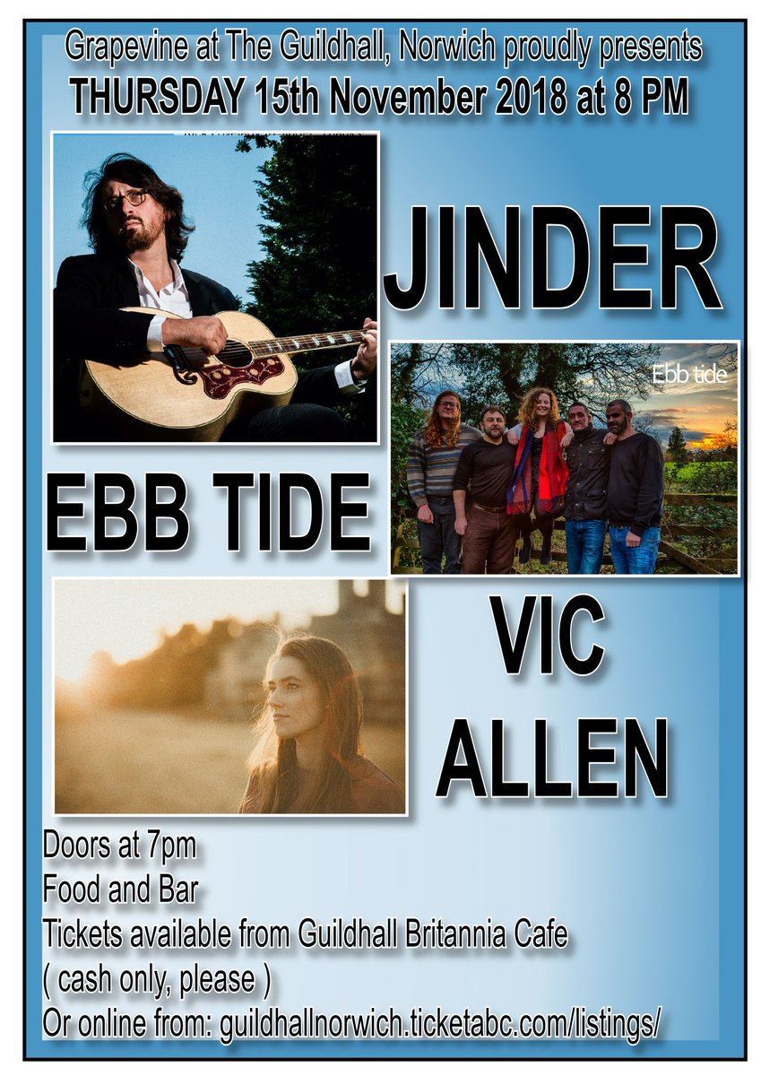 Tonight at Norwich Guildhall. Only 4 Guildhall nights to go :(